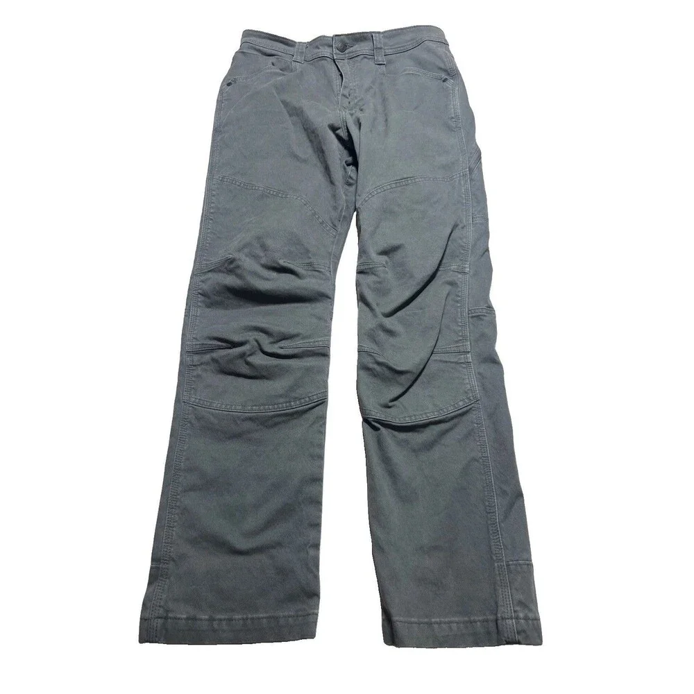 Wrangler Pants Mens 32x30 Gray ATG All Terrain Gear Hiking Zip Pocket Stretch